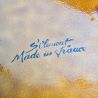 Assiette faïence Saint-Clément ambrée vintage |&nbsp;L'Atelier Imparfait