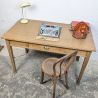 Grand bureau vintage en chêne | l'Atelier Imparfait