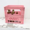 Casier Evian rose vintage | L'Atelier Imparfait