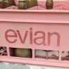 Casier Evian rose vintage | L'Atelier Imparfait