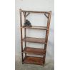 Étagère vintage bambou et rotin 5 niveaux | L'Atelier Imparfait Étagère vintage bambou et rotin 5 niveaux | L'Atelier Imparfait