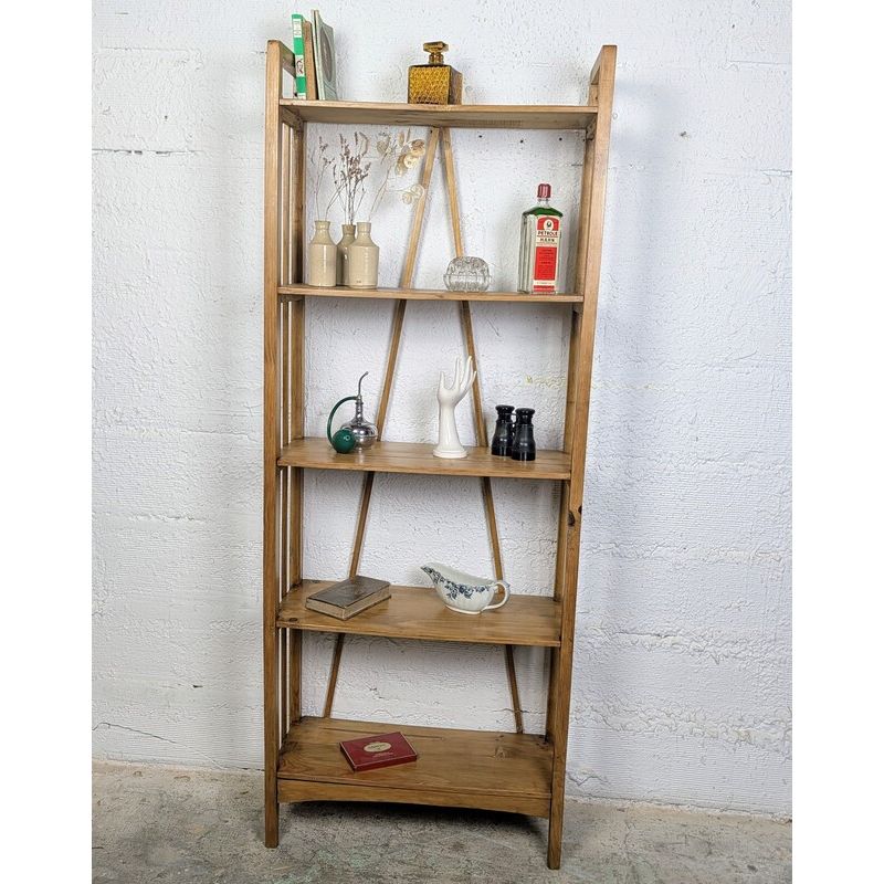 Étagère vintage en bois à 5 niveaux | L'Atelier Imparfait