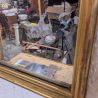 Miroir ancien doré, glace piquée | L'Atelier Imparfait