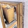 Miroir ancien doré, glace piquée | L'Atelier Imparfait