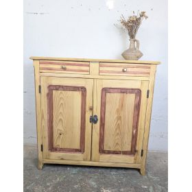 Buffet bas rustique en pin...