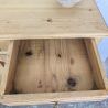 Buffet bas ancien en pin, 2 portes et 2 tiroirs | L'Atelier Imparfait
