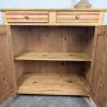 Buffet bas ancien en pin, 2 portes et 2 tiroirs | L'Atelier Imparfait