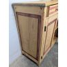 Buffet bas ancien en pin, 2 portes et 2 tiroirs | L'Atelier Imparfait