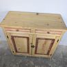 Buffet bas ancien en pin, 2 portes et 2 tiroirs | L'Atelier Imparfait