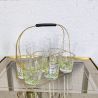 Porte-verres vintage en métal doré | L'Atelier Imparfait