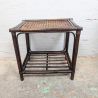 Table d'Appoint en Rotin et Cannage | L'Atelier Imparfait
