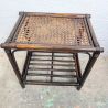 Table d'Appoint en Rotin et Cannage | L'Atelier Imparfait