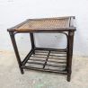 Table d'Appoint en Rotin et Cannage | L'Atelier Imparfait