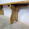 Grand banc de ferme en pin | L'Atelier Imparfait Grand banc de ferme en pin | L'Atelier Imparfait