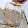 Cloche à fromage verre rose vintage Art déco | L'Atelier Imparfait