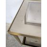 Table d'appoint vintage laiton et verre fumé | L'Atelier Imparfait Table d'appoint vintage laiton et verre fumé | L'Atelier Imparfait
