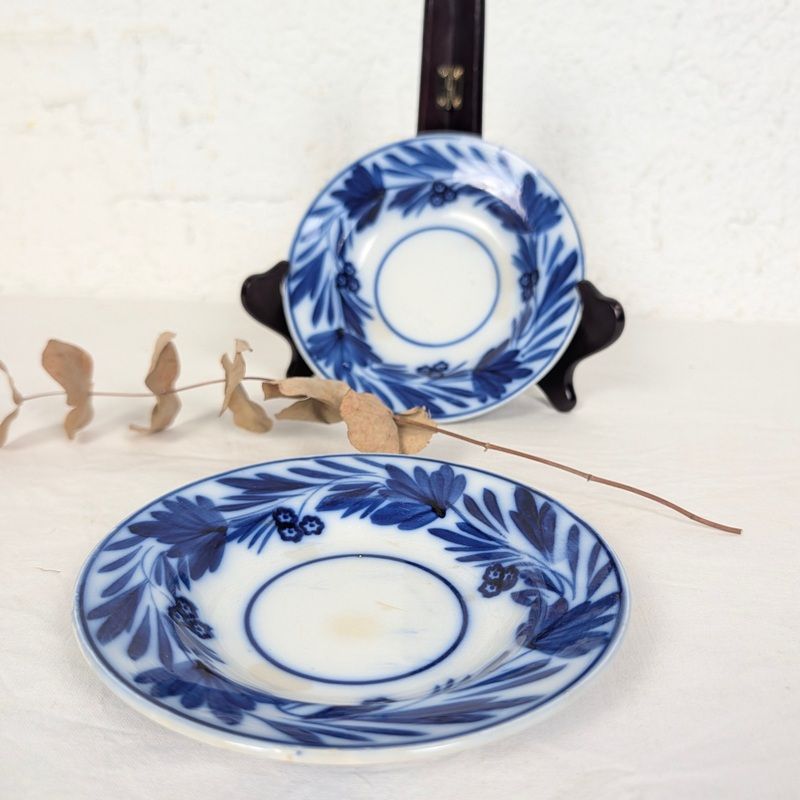 Assiette Sarreguemines Digoin bleu cobalt |&nbsp;L'Atelier Imparfait