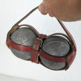 Paire d'anciennes boules de...