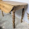 Table à volets en bois massif - Pieds tournés | L'Atelier Imparfait Table à volets en bois massif - Pieds tournés | L'Atelier Imparfait