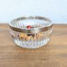 Coupelle verre taillé & métal argenté vintage | L'Atelier Imparfait