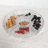 Plat apéritif vintage en verre à 5 compartiments | L'Atelier Imparfait