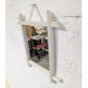 Miroir ancien cadre bois peint à croisillons | L'Atelier Imparfait Miroir ancien cadre bois peint à croisillons | L'Atelier Imparfait