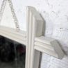 Miroir ancien cadre bois peint à croisillons | L'Atelier Imparfait Miroir ancien cadre bois peint à croisillons | L'Atelier Imparfait