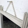 Miroir ancien cadre bois peint à croisillons | L'Atelier Imparfait Miroir ancien cadre bois peint à croisillons | L'Atelier Imparfait