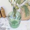Dame-jeanne ancienne verre vert soufflé | L'Atelier Imparfait