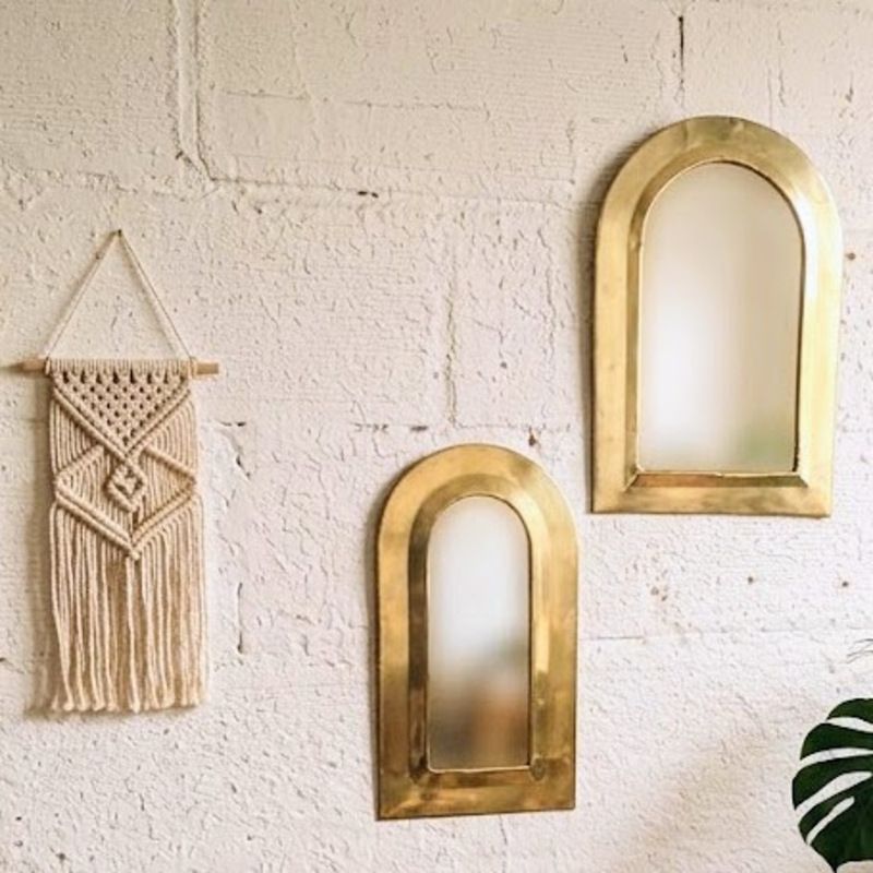 Miroir en Laiton | L'Atelier Imparfait