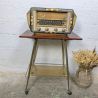 Desserte vintage métal doré et bois années 60 | L'Atelier Imparfait