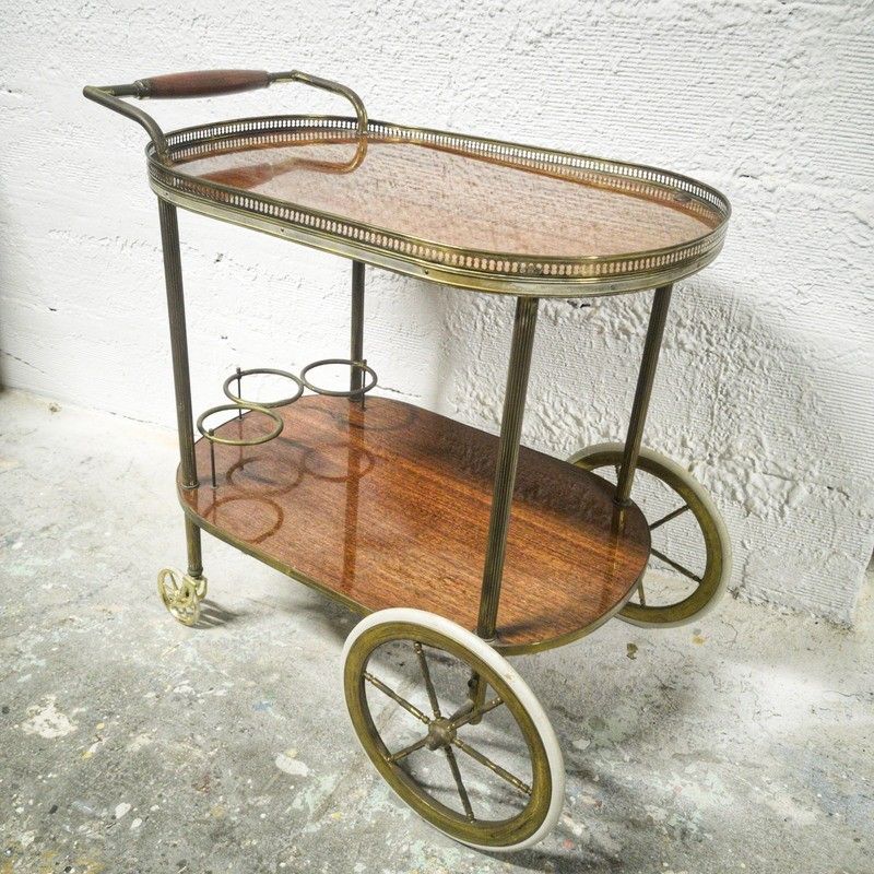 Chariot de service Dinett du milieu du siècle de Bremshey