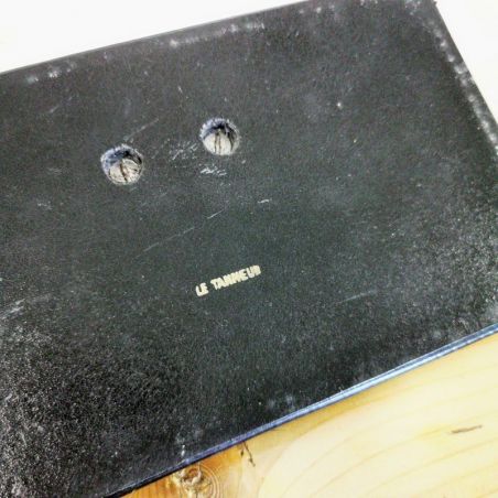 CALENDRIER PERPÉTUEL VINTAGE Rotatif Acier Cuir Modernisme EUR 9,95