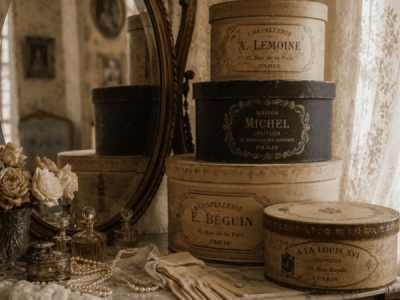 La boîte à chapeau vintage : d'écrin de chapelier à pièce de déco